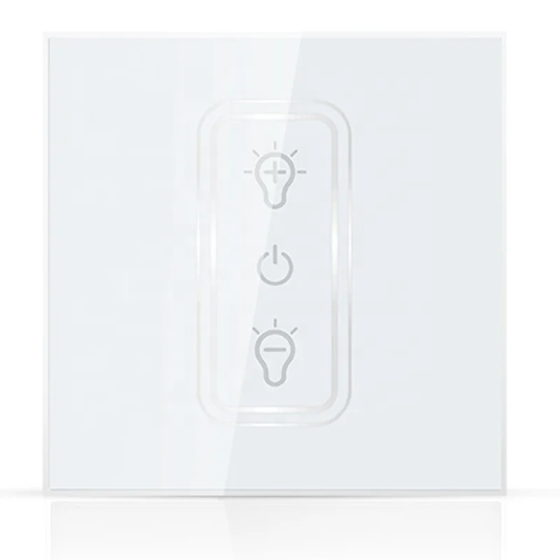 
App Wifi Remote Control Touch Screen Wall Light Dimmer Switch for Home 