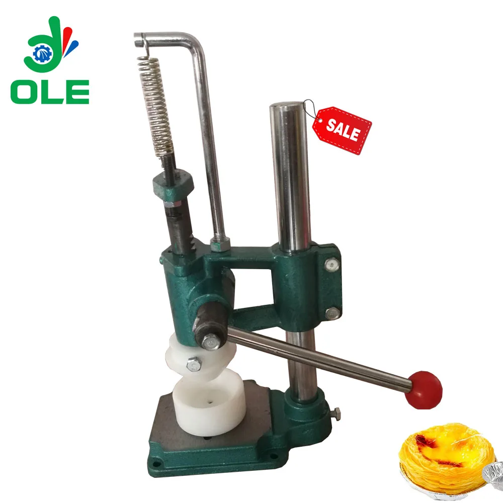 Food Shop Mini Egg Tart Maker Machine Small Hand Operated 70*40*20MM Egg Tart Pie Mold Machine