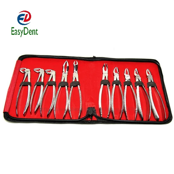 Hot Selling Dentagra Dental Forceps Suit Tooth Sets of dental instruments include post pliers for adult