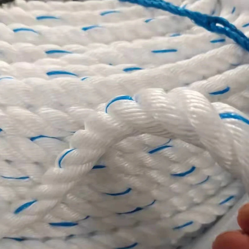 3 Strands polypropylene PP Multifilament rope Tali danline  rope in plastic spools