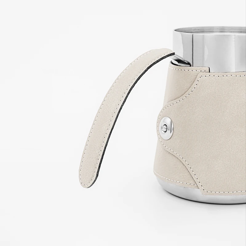 600ml Stainless Steel Tea Pot Vintage Gooseneck Pour Over Holster Coffee Kettle