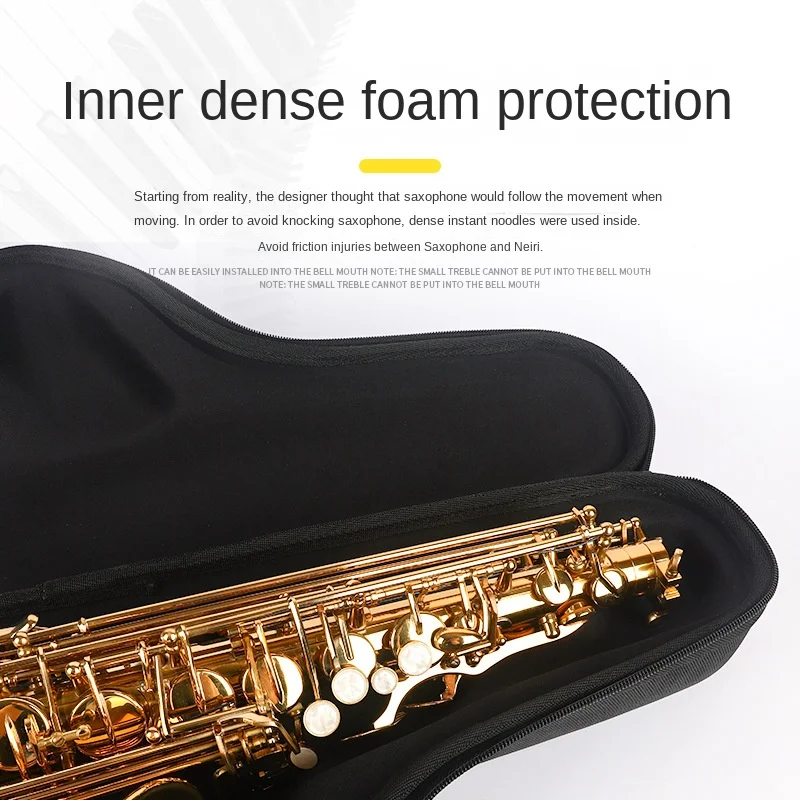 Wholesale Portable Gig Bag Instrument Case for Tenor Saxophone EVA Hard Shell with Nylon Polyester Shockproof Travel Performance
