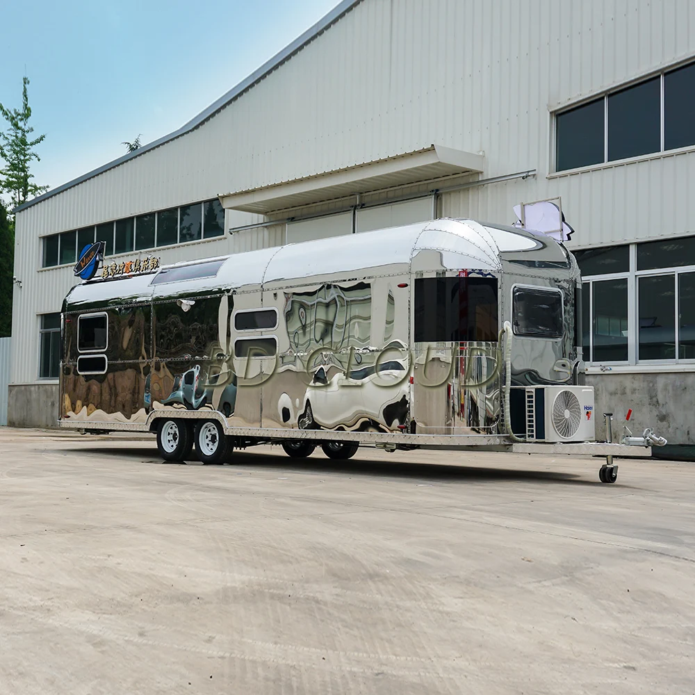 BD Cloud Airstream Travel Trailer Luxury Motorhome Caravan Campervan Kitchen Trailer