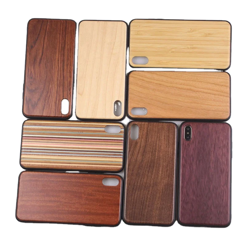 Factory Spot Rosewood Black Walnut Wooden Laser Carving Protective Case Bamboo Wood Phone Case For IPhone 11pro max 8plus XS MAX
