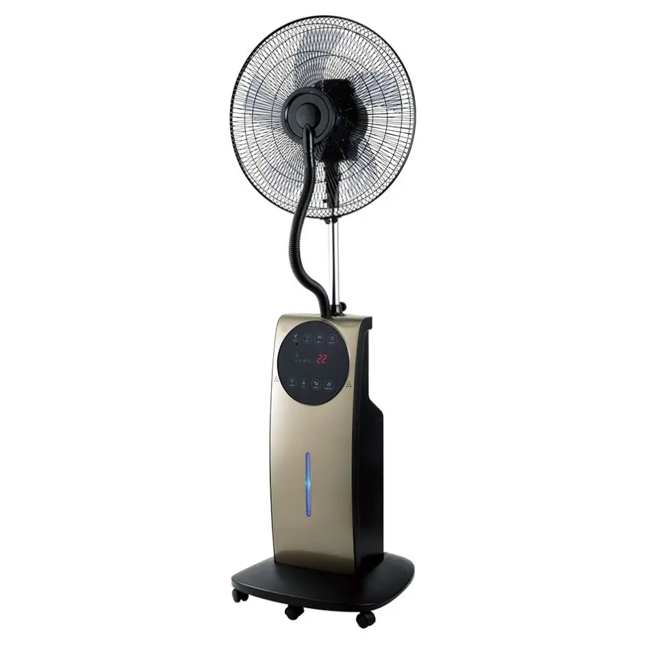 16 inch cooling mist spray Aroma box  standing fan mist fan with water