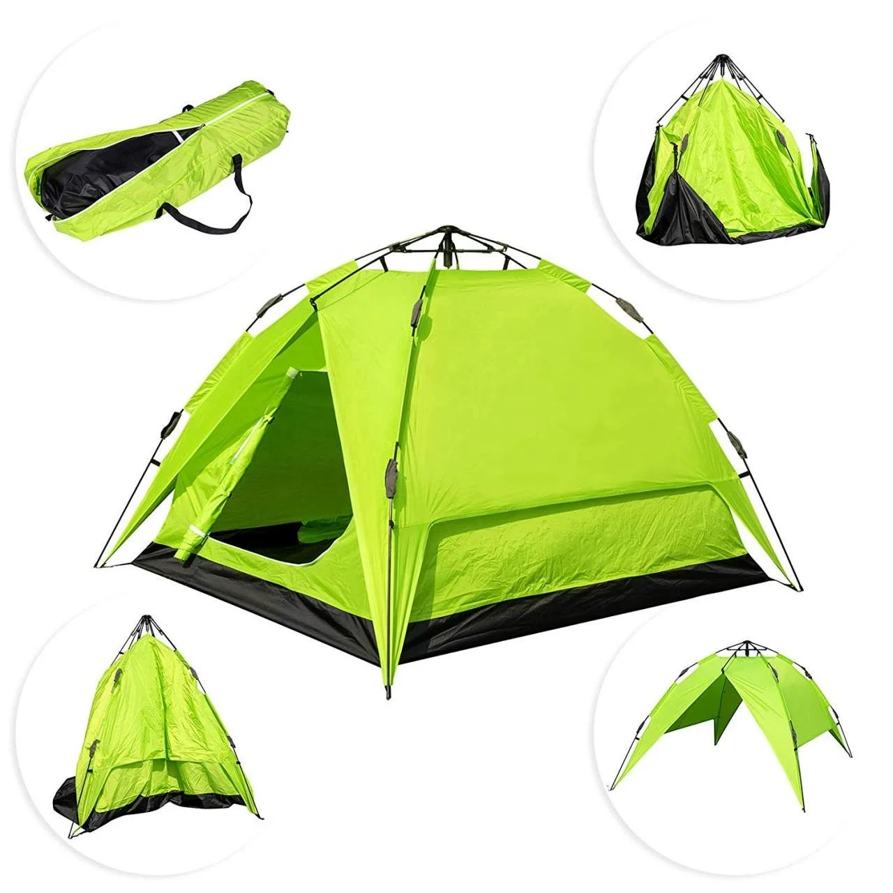 1-2 Person Custom Sun Shelter Traveling Automatic Tent Pop Up Tent Waterproof Cheap Outdoor Beach Camping Tent