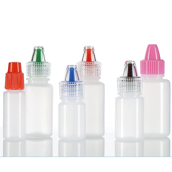 wholesale PE plastic eye drop bottles squeeze dropper bottle
