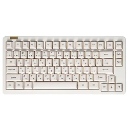 Idobao ID80 Bestype 75% 84 Keys Aluminum Machining CNC Hot Swap South Facing Keyboard Barebones Kit With Brass Weight