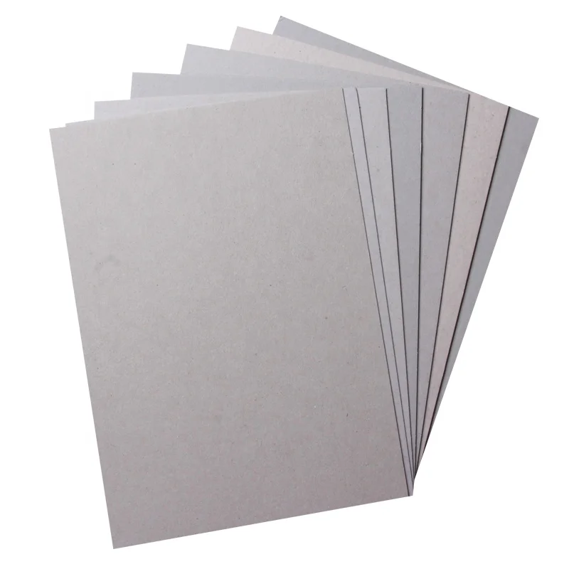 Wholesale 230gsm-1500gsm duplex board white grey back for cake board
