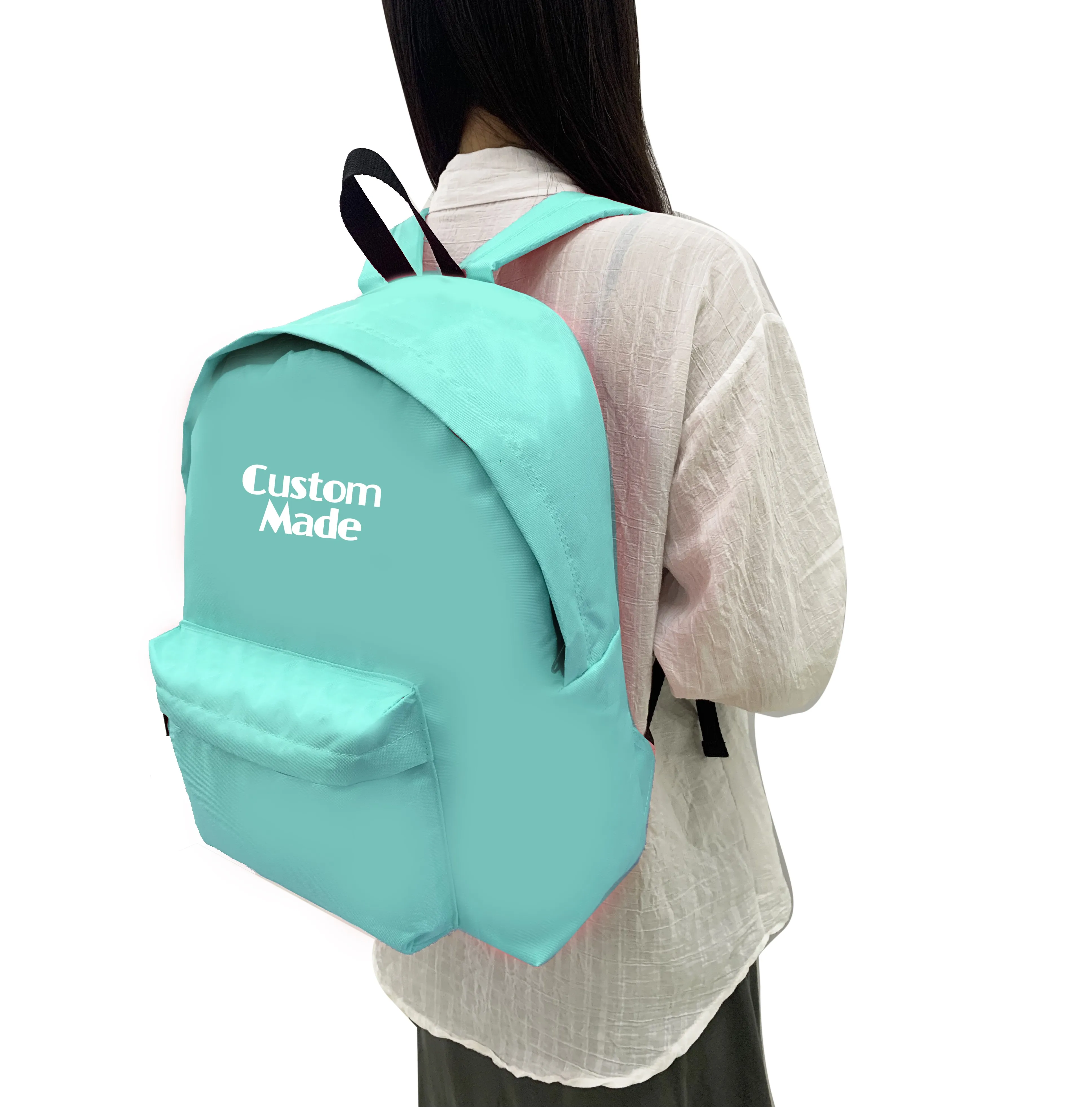 2024 регулируемые ремни с логотипом на заказ легкая повседневная школьная сумка для книг водонепроницаемая девочек рюкзак детей