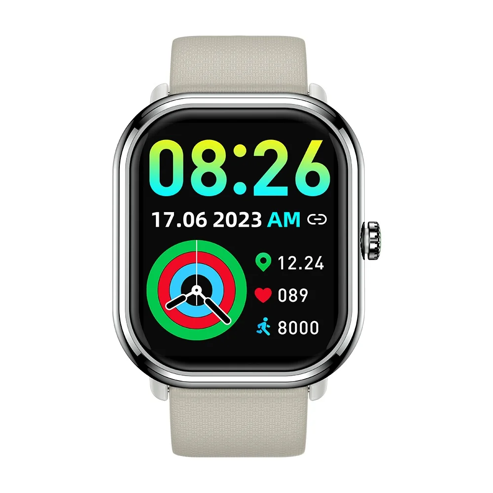 New Arrival High Quality IP68 Waterproof 1.96Inch HD AMOLED Screen Watch Heart Rate Blood Oxygen Smart Watch P101S for Men Women