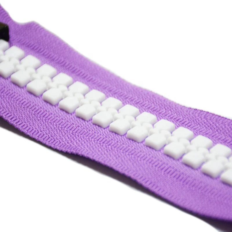Zip Fasteners Sale # 15 Big Teeth Plastic Zipper Custom Bulk Decorative Zippers For sport suit