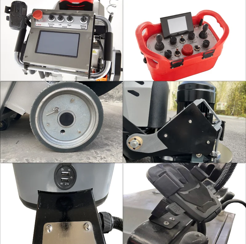 manufacture direct 650mm remote control planetary  concrete floor grinder polisher custom