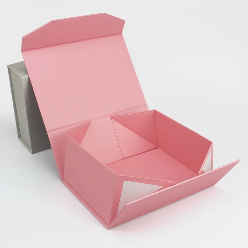 Recyclable Magnetic Book Shape paper Box Custom Logo Foldable Solid Rigid Cardboard Packaging box Paper magnetic Gift Boxes
