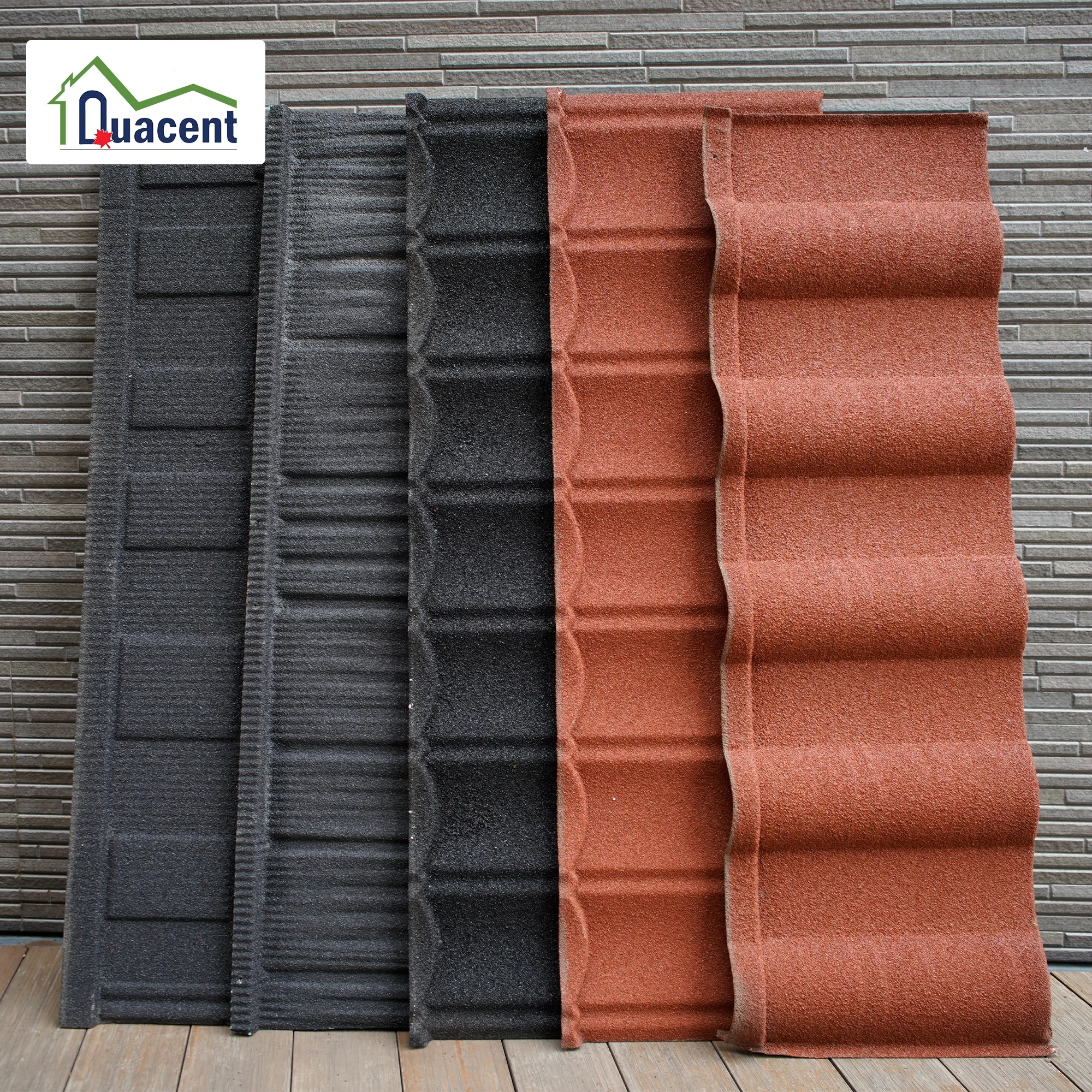 Высококачественная цветная стальная металлическая черепица Quacent цинковая кровельный материал