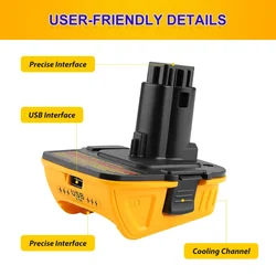 20V Dewalt Li-ion Battery Converter to Dewalt 18V NiCad NiMh Battery Converter DCA1820 Dewalt Battery Adapter