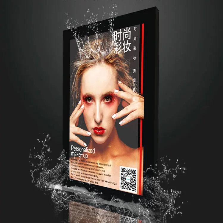 TMJ-820 дисплея рекламы сид напольной рекламы бесплатная подпишитесь на световой короб с низким энергопотреблением картинная рамка светлая коробка