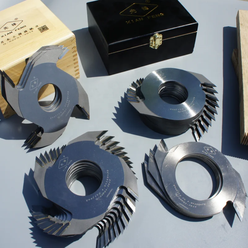 160mm 180mm 210mm Woodworking Machinery Parts tungsten carbide tip finger joint cutting blade for tenoning machine