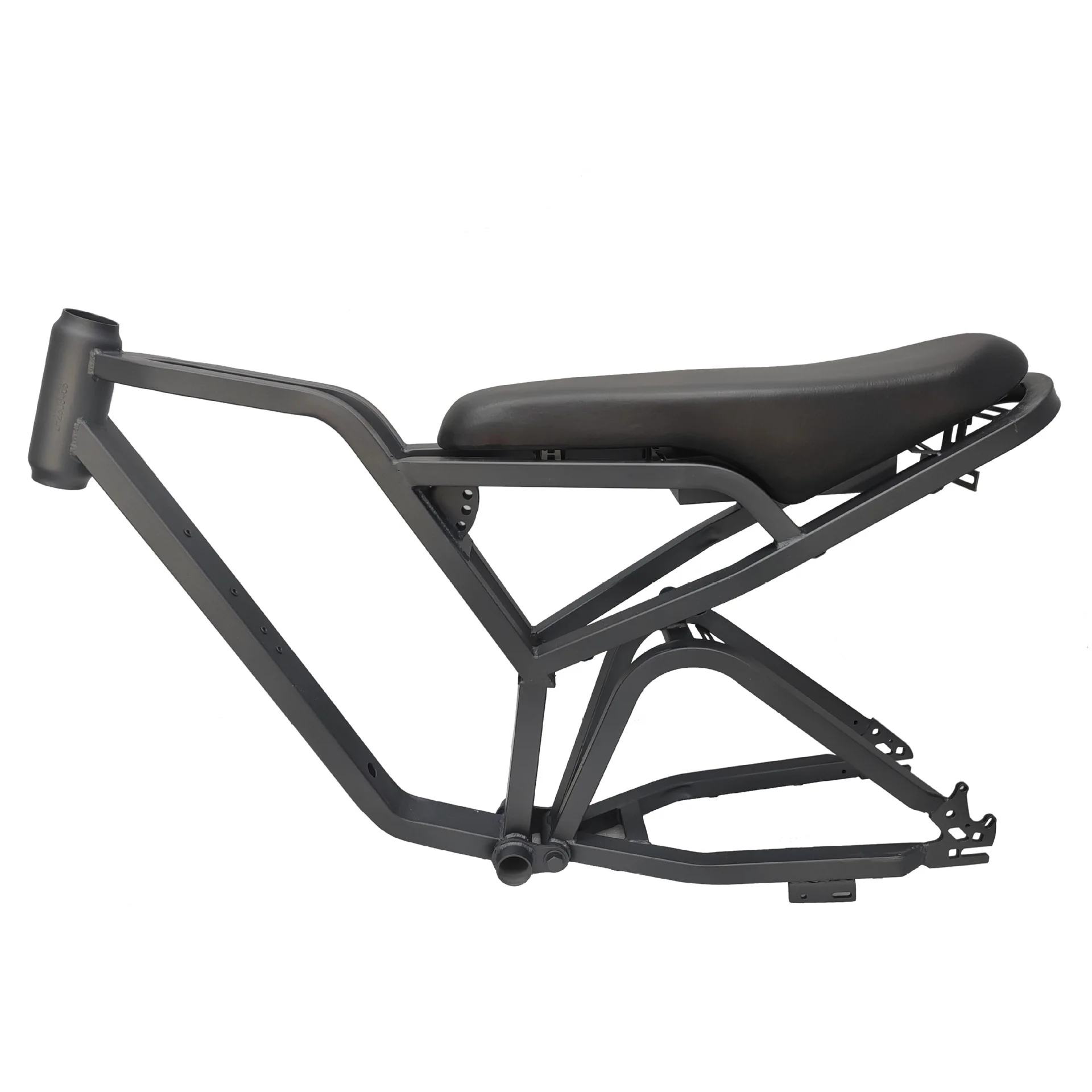 Hot sale 20 inch high carbon steel  electric bike frame soft tail shock absorption snow electric bike frame electric bike frame