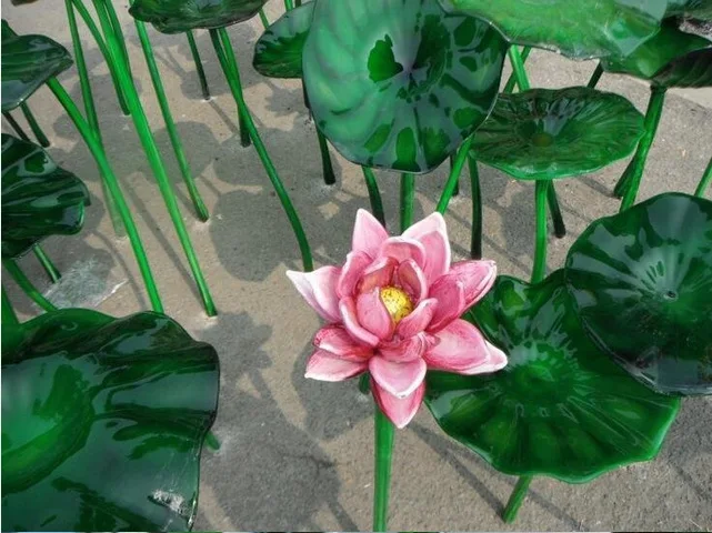 Цветочный Сад Скульптура Дизайн Цветной Ручной Работы Из Муранского Стекла современное домашнее украшение народное искусство 50-100 см Longree CN;GUA