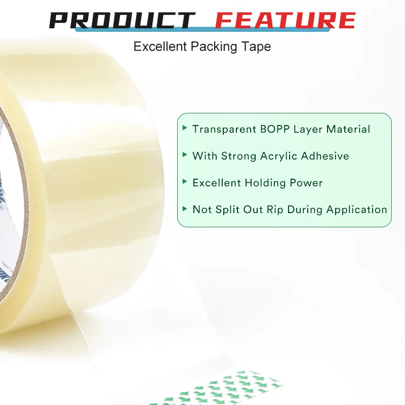 High Quality BOPP Super Clear Packing Tape Carton Shipping Waterproof BOPP Packing Tape