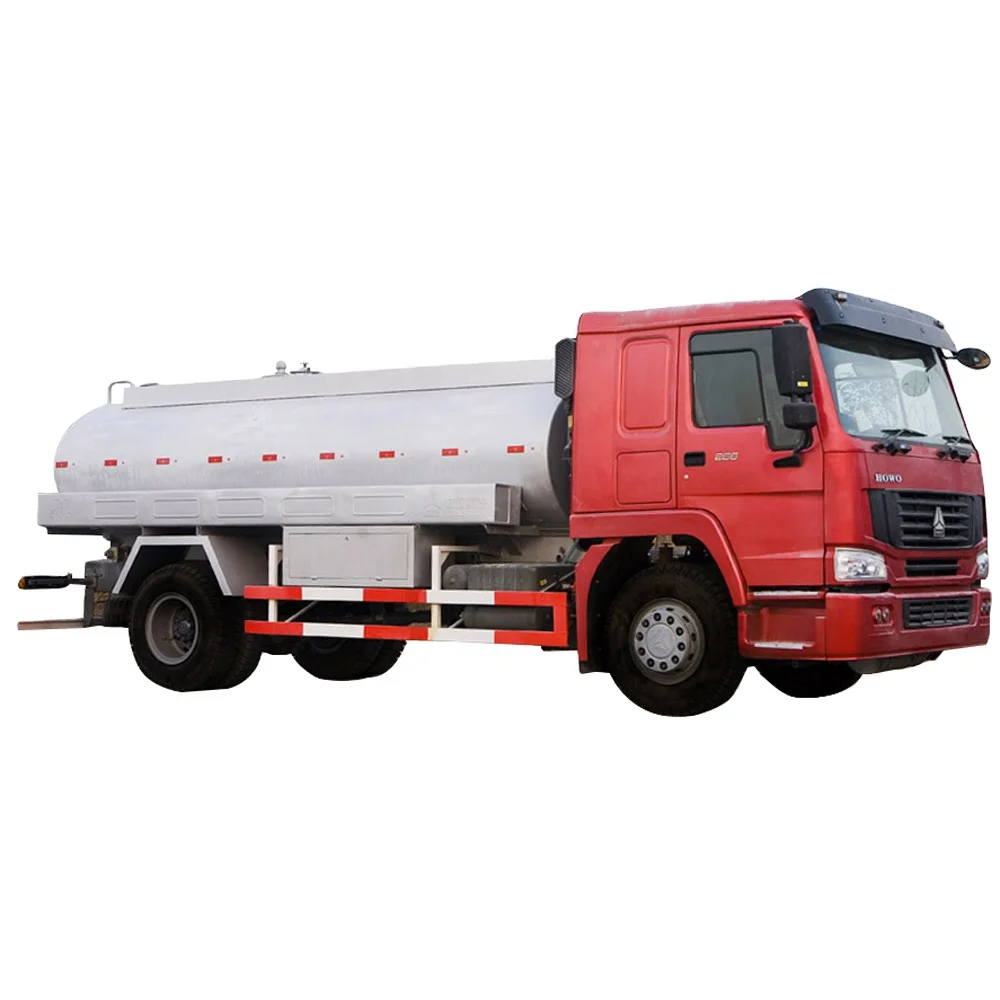 Howo heavy tank truck  4x2 10CBM  HW76 cabin fuel tanker truck  heavy oil tanker truck for sale