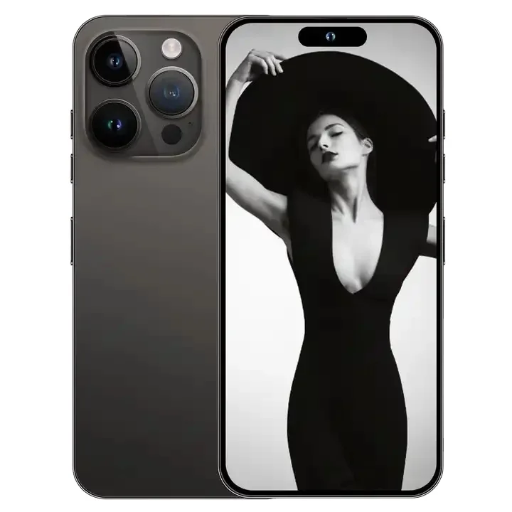 2023 Low price Unlocked i15 Pro Max  Mobile Phone 6.8 inch 3GB+128GB Big Memory 5G Smartphone with Beauty Camera GPS