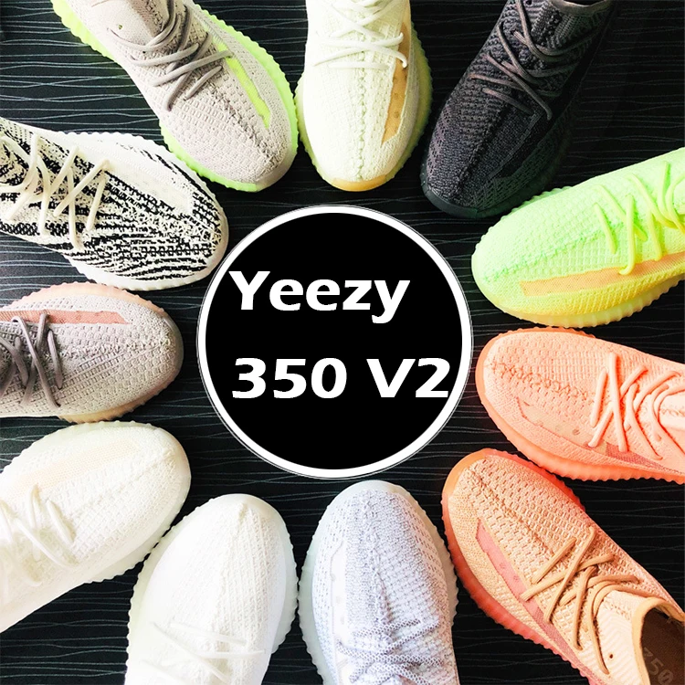 
Quality Reflective Yeezy 350 V2 Style Women Casual Sneakers Sports Shoes with -E-TPU Breathable Knit shoes for men 