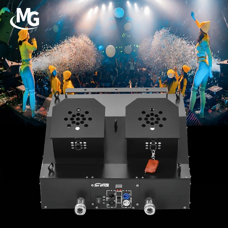 Maquina De Confetis Events Club Festival Co2 Confetti Blaster Machine Control Double Spray Party Confetti Machine