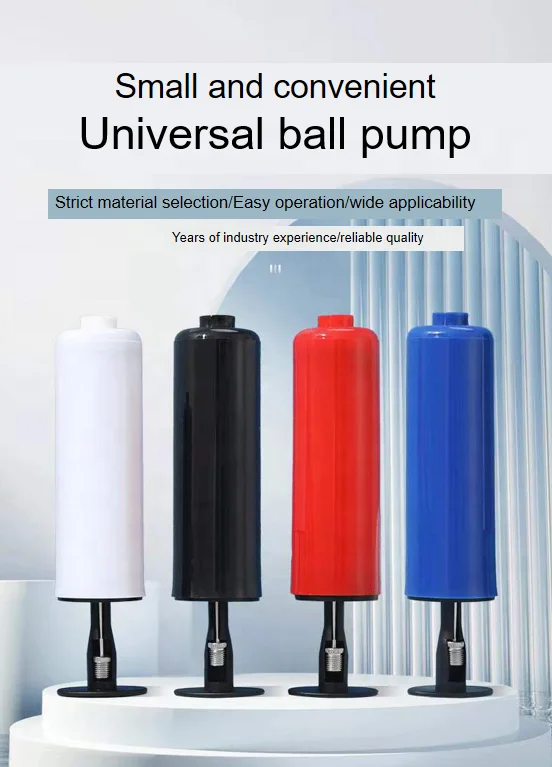 Hot Sale 6 inch Portable Ball Pump Mini Hand Air Inflator Ball Pump with Needle for Soccer Football Yoga Ball