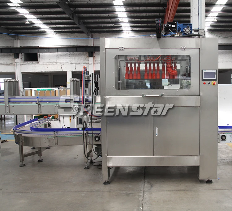 Super September 6000bph Glass Bottle Juice Filling Machine