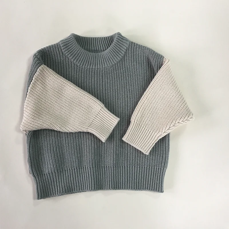 Spring winter baby knitted colorful  jumper girls sweater