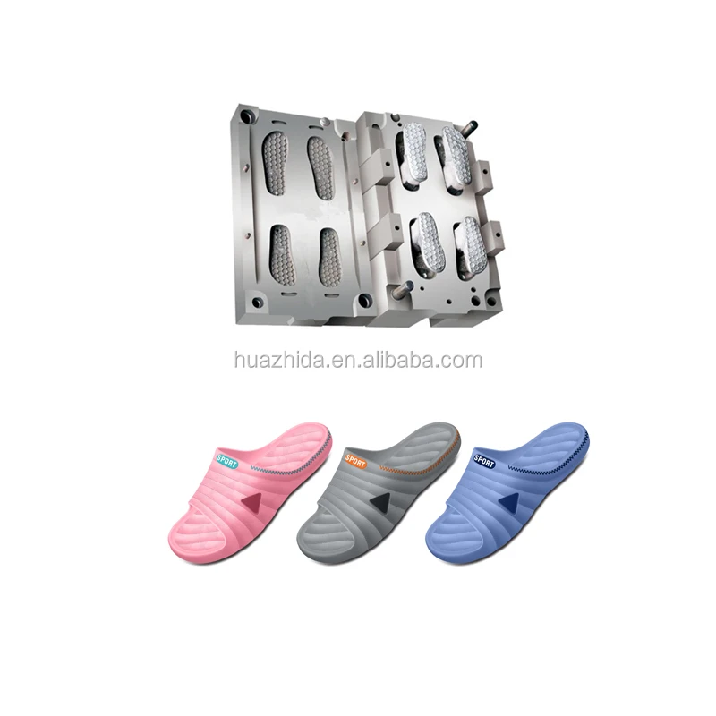 High quality home slipper indoor cnc mould EVA women slippers injection moulds maker