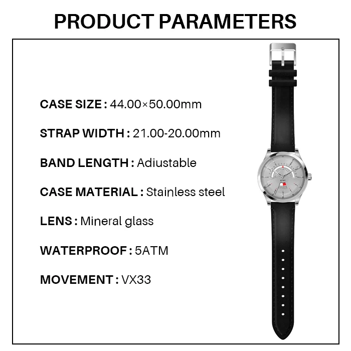 Factory customized stylish men wrist watches Stainless steel  watch manufacturer produce Waterproof men high quality watch