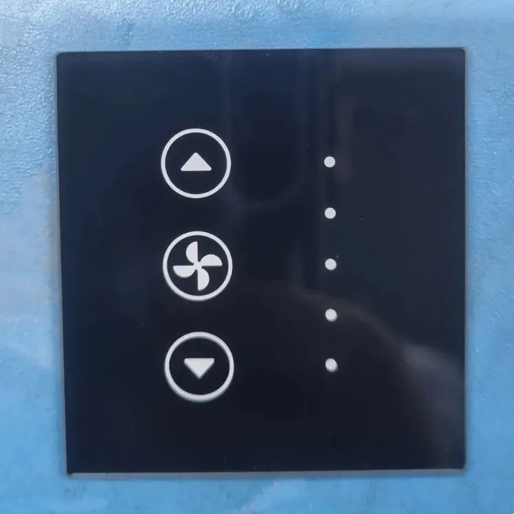 Smart Home Touch Screen Glass Light Wall Switch Panel Cover Glass For House/hotel