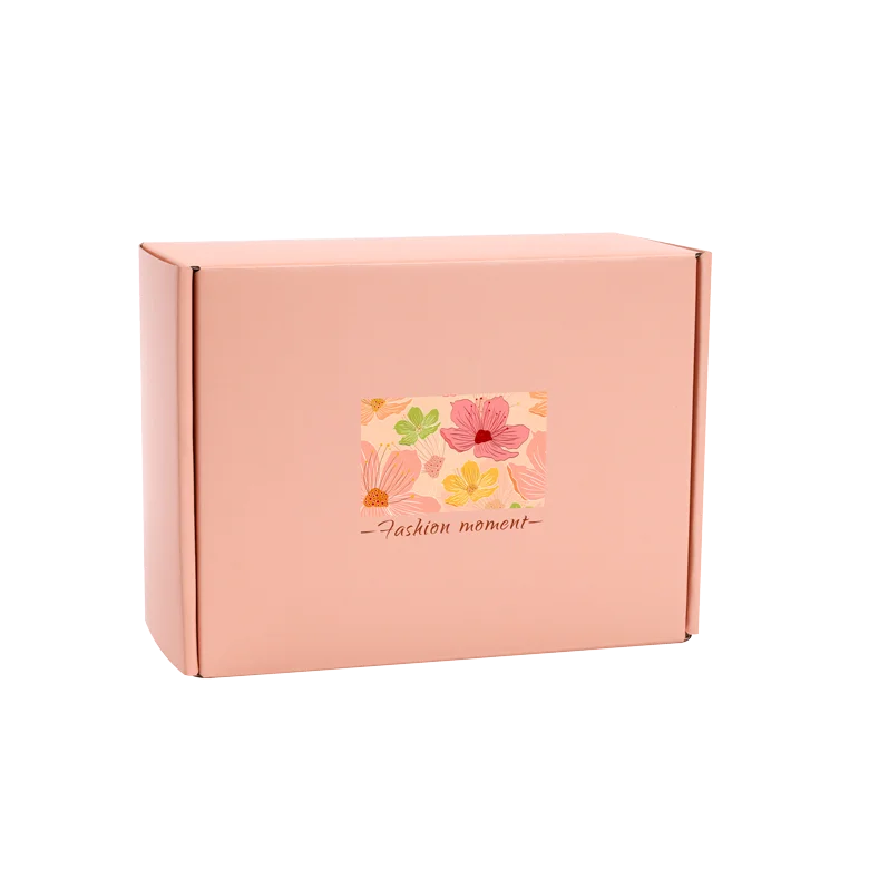 PINYUANXING PAPER BOX OEM&ODM FACTORY Packing Guangzhou Fish Chips Food Dividers Pink Window Churro Packaging Gift Paper Box