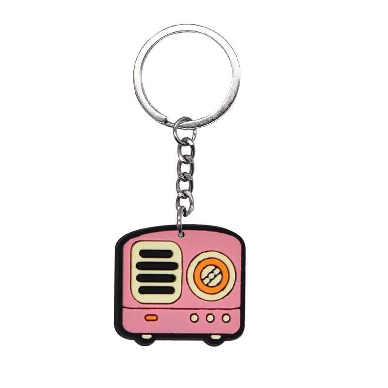 Xun Xin Cartoon PVC Soft keychain Creative Keychain Accessories Schoolbag Decoration Pendant Cute Gift