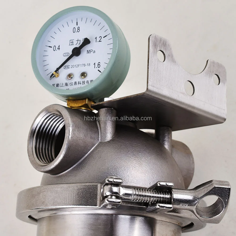 Adapter fitting is available for 1 inch inner thread connection  front-end filter device for tap water pipeline pre filter