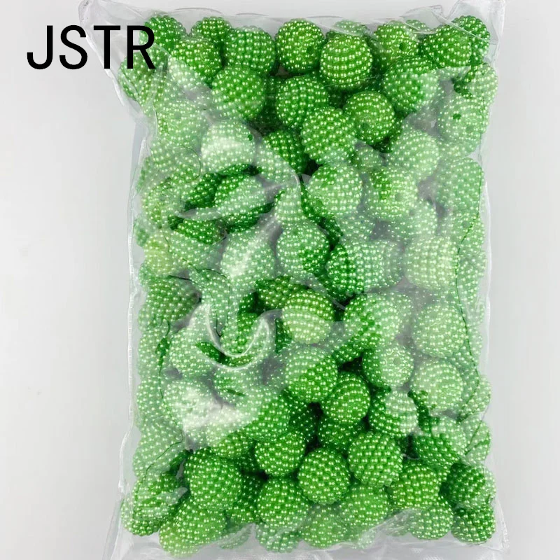 450g/bag 20mm Pink color ABS plastic chunky Bayberry Beads for jewelry making kid round Loose Beads bubble gum beads crafts