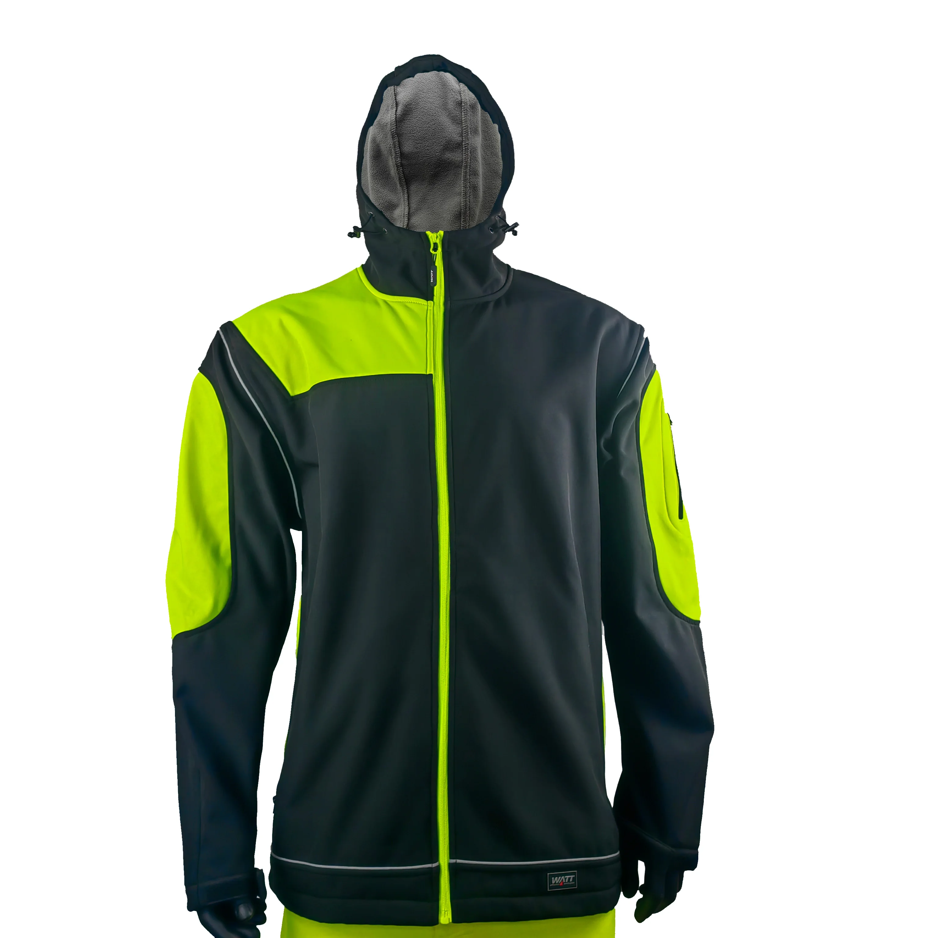 Manufacturers Direct sales 94%polyester 6% Spandex fabric for to make fluorescent soft-shell jackets