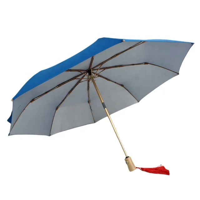 Автоматические зонты foldingumbrella Автоматическая 3 складной зонт со складным зонтом супер Ват