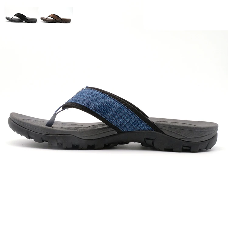 Лидер продаж, удобные и дешевые тканевые пляжные шлепанцы на заказ для мужчин