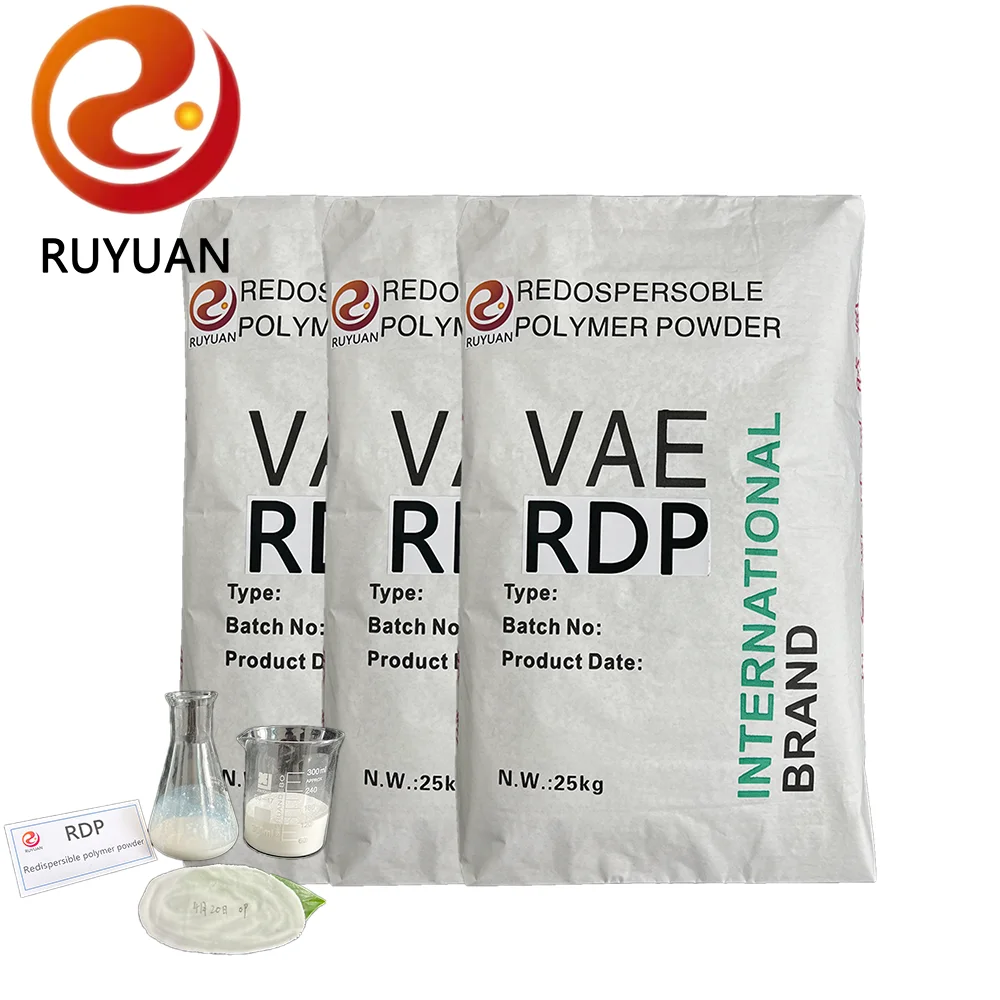 Ruyuan Chemicalvae Заводская плитка раствор RDP сухая смесь использовать клей редиспергируемый полимерный эмульсионный порошок Rdp