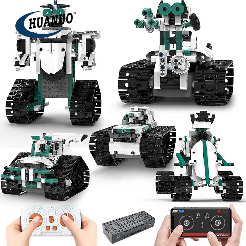 Educational Construction Programming Robotic Kit Building Bricks DIY Steam App Programming Building Block Set