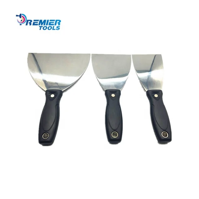Customized Painter Tool Stainless Steel Putty Knife Flexible Scraper for Taping and  Scraping Paint and Drywall