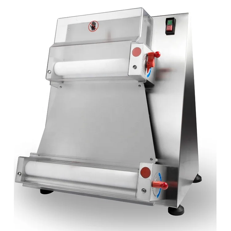 Baking Equipment Pizza Base Flatten Pressing Machine Pizza Base Sheeter Pizza Dough Roller