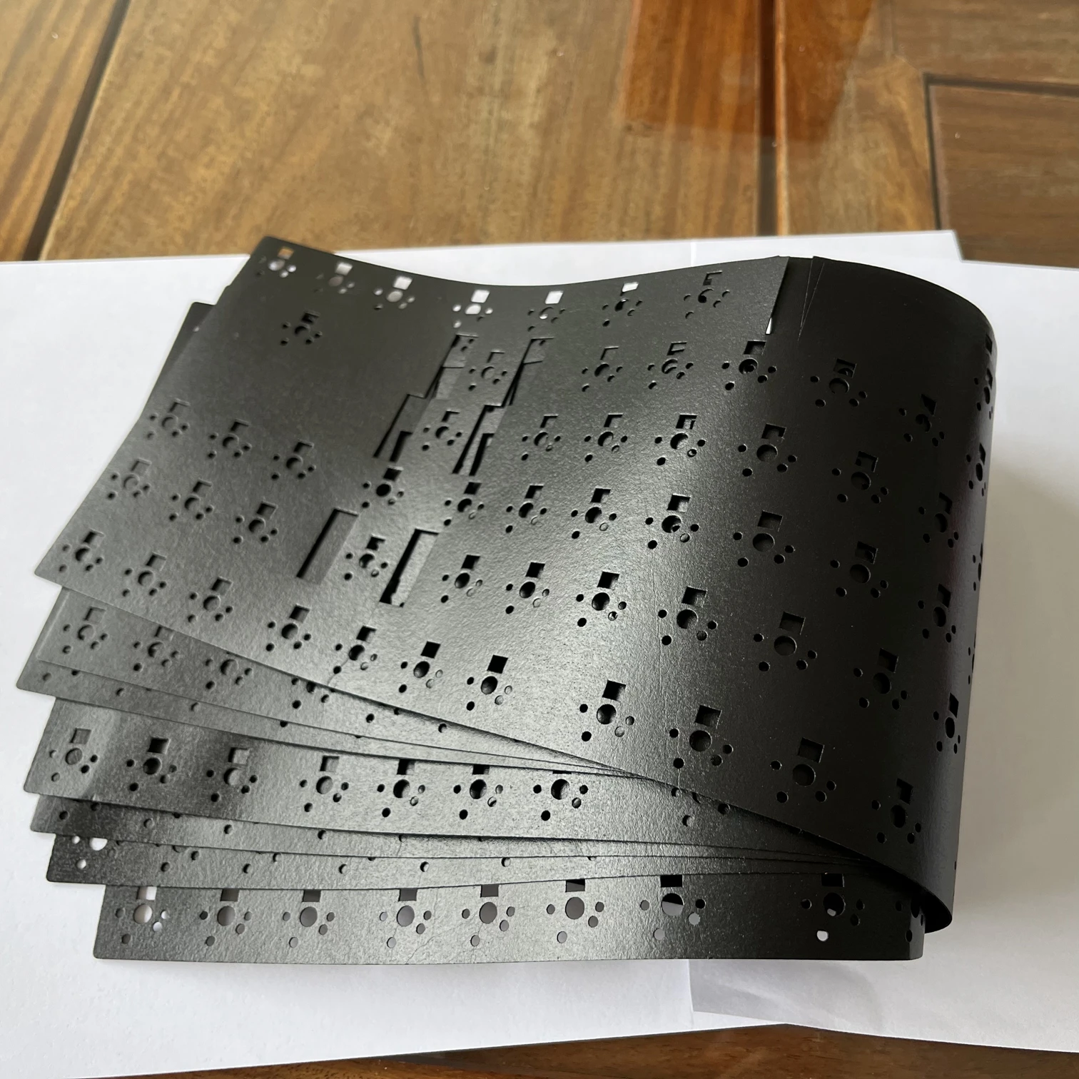 Customized Rogers 4701 foam die cut Foam Gasket Keyboard PCBCushion Pe Keyboard Plate