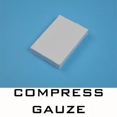 Factory Price Medical Sterilized Disposable Detectable wound care Absorbent Compresses Gauze With X-Ray