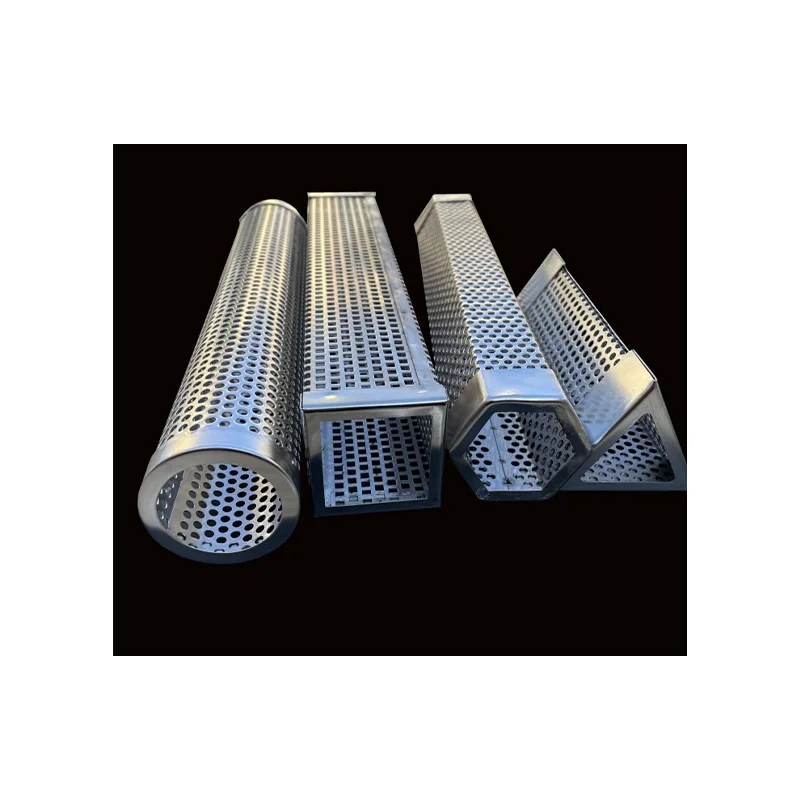 Custom Hexagon and Round BBQ Pellet Smoker Tube Stainless Steel Cold Smoke Generator for Barbeque