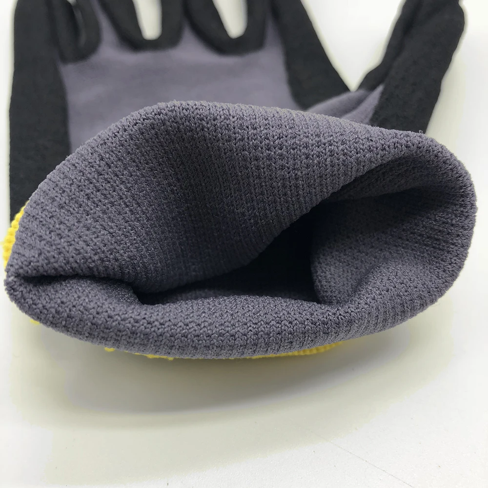 free sample sandy palm thickness BREATHABLE work gloves construction nitrile gloves work black for industry garden